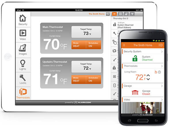 Alarm.com Tablet, Automation, Greenville South Carolina